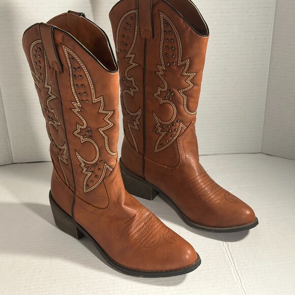Women's Size 7.5 Brown Boots New - Picture 15 of 15